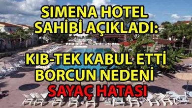 ozgur_gazete_kibris_Club_Simena_Hotel'den_borç_açıklaması