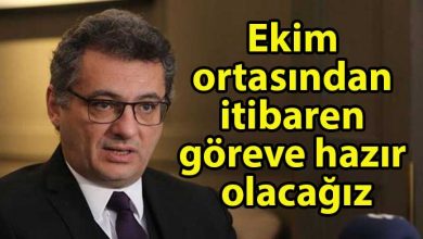 ozgur_gazete_kibris_Erhürman_Ekim_ortasından_itibaren_göreve_hazır_olacağız