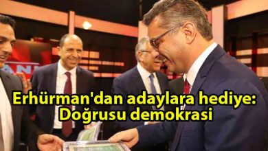 ozgur_gazete_kibris_Erhürman'dan_adaylara_hediye