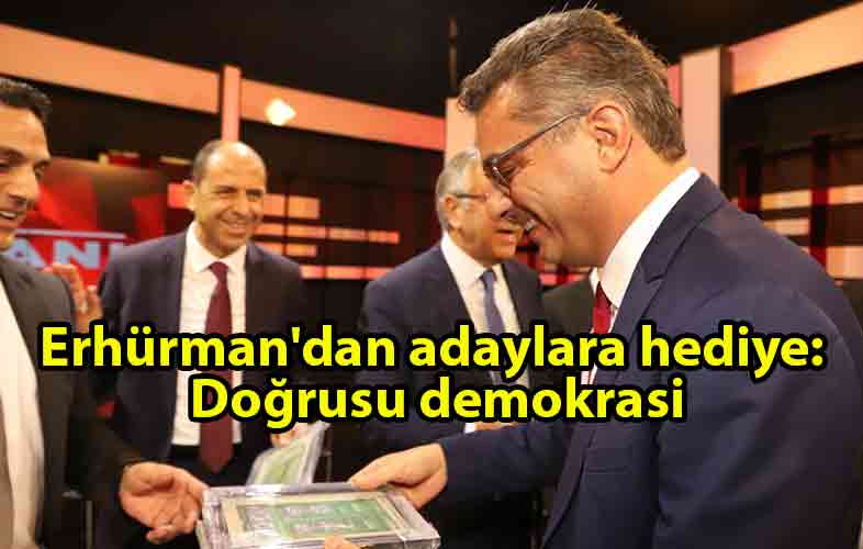 ozgur_gazete_kibris_Erhürman'dan_adaylara_hediye