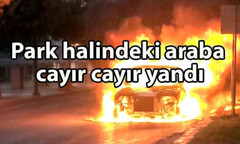 ozgur_gazete_kibris_Haspolat’ta_araç_yangını