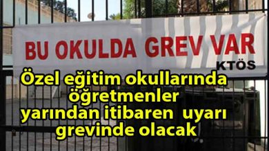 ozgur_gazete_kibris_KTÖS_uyarı_grevimiz_devam_edecek