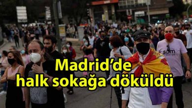 ozgur_gazete_kibris_Madrid’de_kısıtlamalar_protesto_edildi