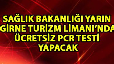ozgur_gazete_kibris_Saglik_Bakanligi_Girne_de_ucretsiz_PCR_testi_yapacak