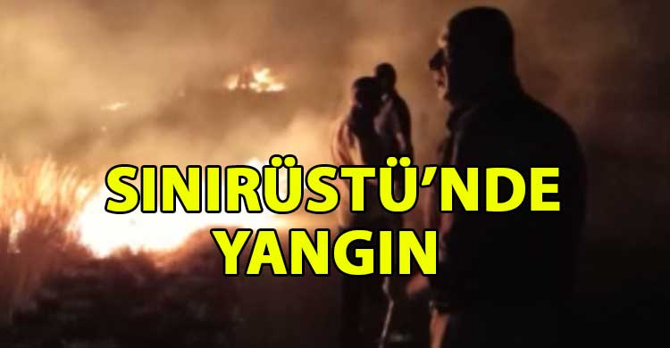 ozgur_gazete_kibris_Sinirustu_nde_yangin