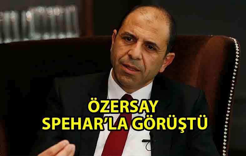 ozgur_gazete_kibris_Özersay_Spehar_görüşmesi_gerçekleşti