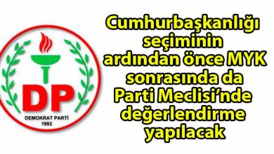 ozgur_gazete_kibris_Demokrat_Parti_MYK_si_bu_aksam_saat_18_00_de_toplanacak