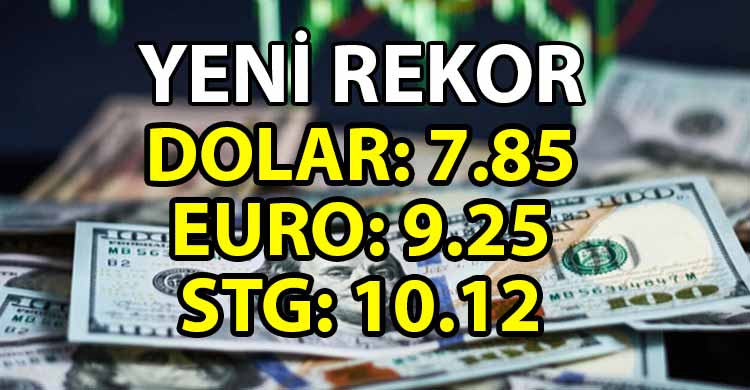 ozgur_gazete_kibris_Dolar_Euro_ve_Sterlin_rekor_tazeledi