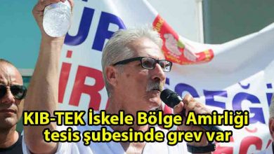ozgur_gazete_kibris_EL_SEN_KIB_TEK_İskele_Bölge_Amirliği_tesis_şubesinde_greve_gidiyor