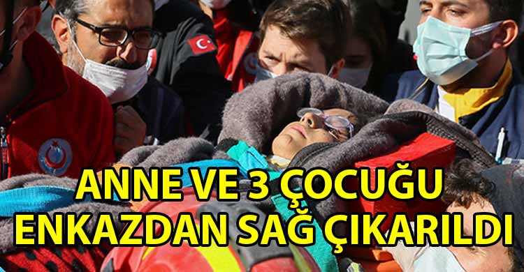 ozgur_gazete_kibris_Enkazdan_anne_ve_3_cocugu_cikarildi