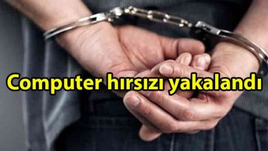 ozgur_gazete_kibris_Fıstık_Computer'a_giren_hırsız_yakalandı