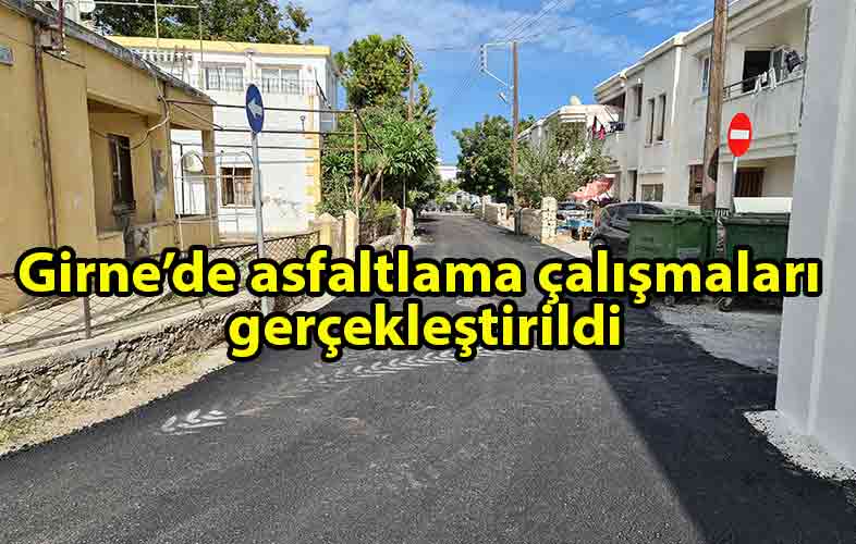 ozgur_gazete_kibris_Girne_Belediyesi_sınırları_içerisinde_asfalt_serim_çalışmaları_gerçekleştirildi