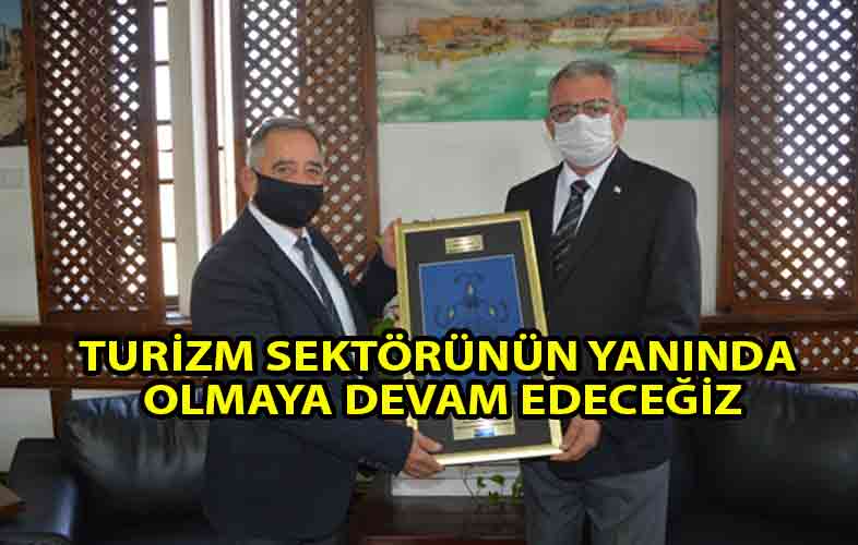 ozgur_gazete_kibris_KITSAB_Bakan_Evren’e_teşekkür_ziyareti_gerçekleştirdi