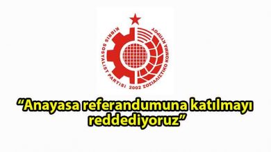 ozgur_gazete_kibris_KSP_Anayasa_referandumuna_katılmayı_reddettiklerini_açıkladı