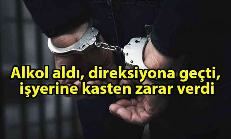 ozgur_gazete_kibris_Pizza_Family_restorana_zarar_veren_zanlı_tutuklandı