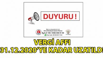 ozgur_gazete_kibris_Vergi_Affi_31_12_2020_Tarihine_Kadar_Uzatildi