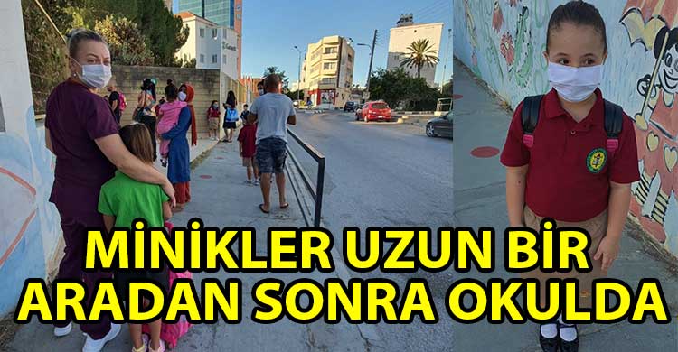 ozgur_gazete_kibris_İlkokul_1_ve_2_siniflar_ile_okul_oncesi_okullar_bugun_egitime_basladi