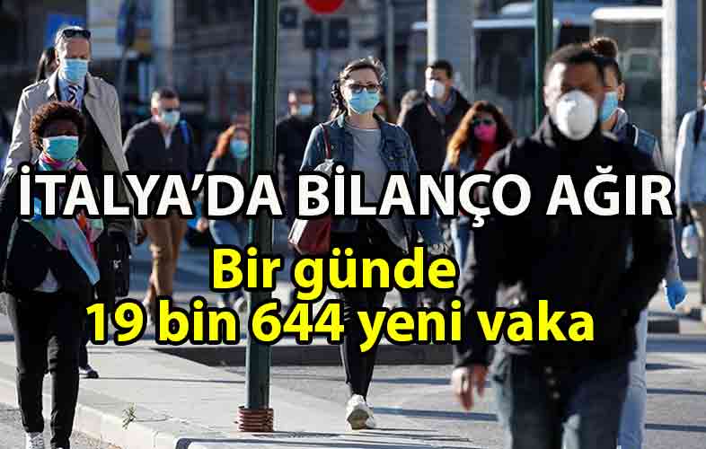 İtalya'da vaka sayısında rekor