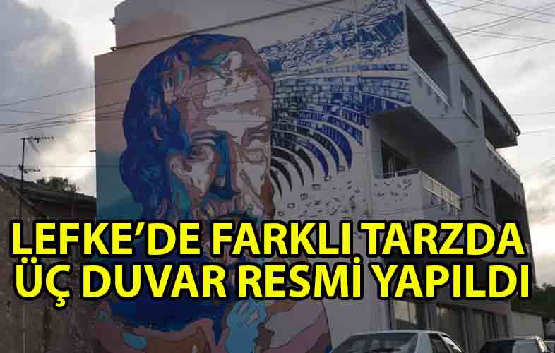 ozgur_gazete_kibris_Lefke’ye_üç_duvar_resmi