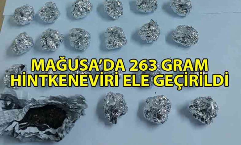 ozgur_gazete_kibris_Mağusa’da_uyuşturucu_operasyonunda_263_gram_hintkeneviri_bulundu