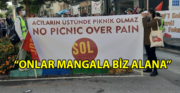 ozgur_gazete_kibris_Onlar_Mangala Biz_Alana_eylemi_başladı