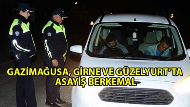 ozgur_gazete_kibris_Polis_3_ilçede_Huzur_Operasyonu_yaptı