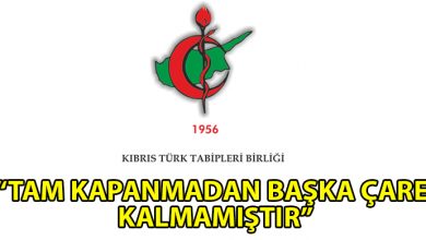 ozgur_gazete_kibris_KTTB_Saglik_kapasitemiz_asilmadan_hemen_bugun_tam_kapanma_karari_alinmasiniı_talep_ediyoruz