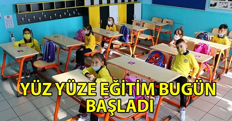ozgur_gazete_kibris_Okullarda_seyreltilmis_yuz_yuze_egitim_bugun_basladi