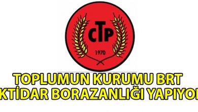 ozgur_gazete_kibris_CTP_BRT_yoneticileri_bir_kez_daha_CTP_yi_sansurledi