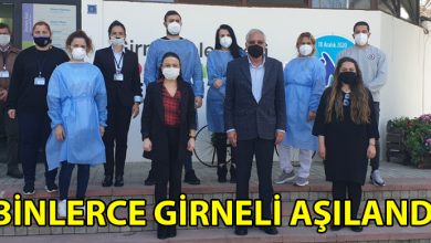 ozgur_gazete_kibris_Girne_de_asi_ve_PCR_testleri_devam_ediyor