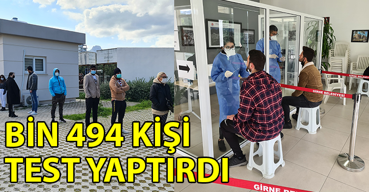 ozgur_gazete_kibris_Girne_de_hafta_sonu_devam_eden_PCR_testlerine_yogun_ilgi_vardi