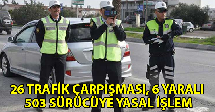ozgur_gazete_kibris_Polis_Genel_Mudurlugu_haftalik_trafik_raporunu_acikladi