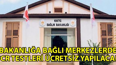 ozgur_gazete_kibris_Tum_PCR_testleri_ucretsiz