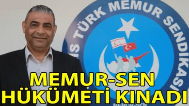 ozgur_gazete_kibris_Memur_Sen_Hukumeti_kinadi