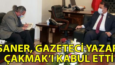 ozgur_gazete_kibris_Saner_gazeteci_yazar_cakmak_i_kabul_etti