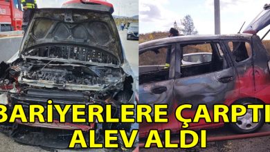 ozgur_gazete_kibris_bariyerlere_carpti_ve_ardindan_arac_alev_aldi