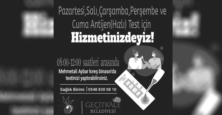 ozgur_gazete_kibris_gecitkale_belediyesi_antijen_testi