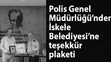 ozgur_gazete_kibris_iskele_belediyesine_tesekkur_plaketi
