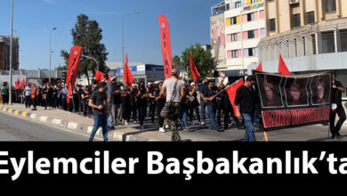 ozgur_gazete_kibris_ktams_genel_grev_kamusen_eylemciler_basbakanlikta