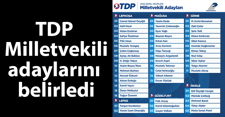 ozgur_gazete_kibris_TDP_milletvekili_adaylari