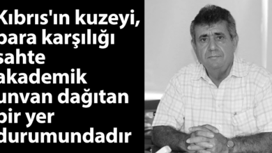 ozgur_gazete_kibris_sahte_akademik_unvan_sener_elcil