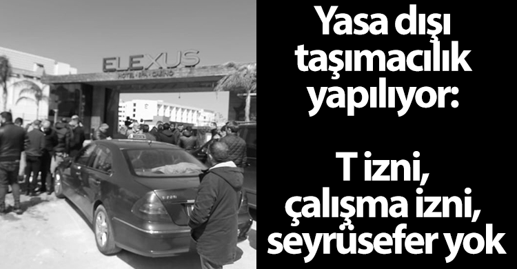 ozgur_gazete_kibris_elexus_otel_taksiciler_eylemde