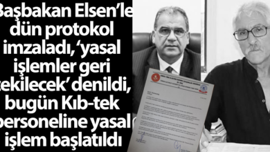 ozgur_gazete_kibris_basbakan_el_sen_protokol_polis_yasal_islem_