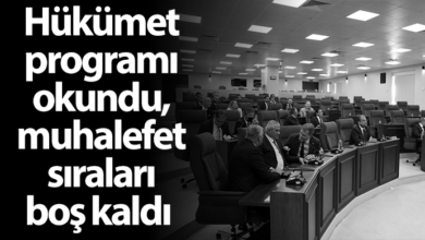ozgur_gazete_kibris_hukumet_programi_muhalefet_meclise_gitmedi