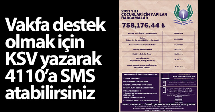 ozgur_gazete_kibris_kemal_saracoglu_losemili_cocuklar_vafki_bagis