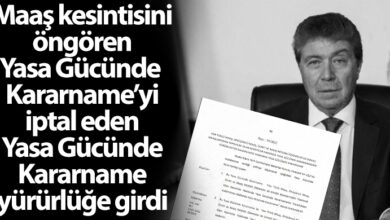 ozgur_gazete_kibris_maas_kesintisi_yasa_gucunde_kararname