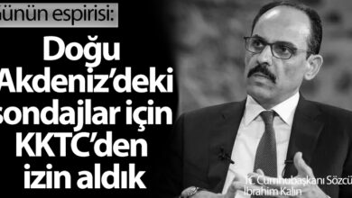 ozgur_gazete_kibris_ibrahim_kalin_kktc_de_sondajlar_icin_izin_aldik