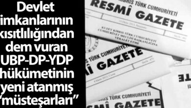 ozgur_gazete_kibris_müsteşar_ubp_dp_ydp