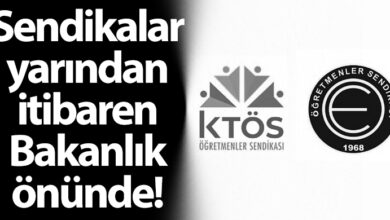 ozgur_gazete_kibris_ogretmen_sendikalari_bakanlik_onunde_olacak