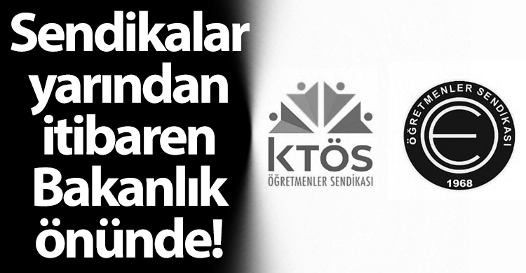 ozgur_gazete_kibris_ogretmen_sendikalari_bakanlik_onunde_olacak